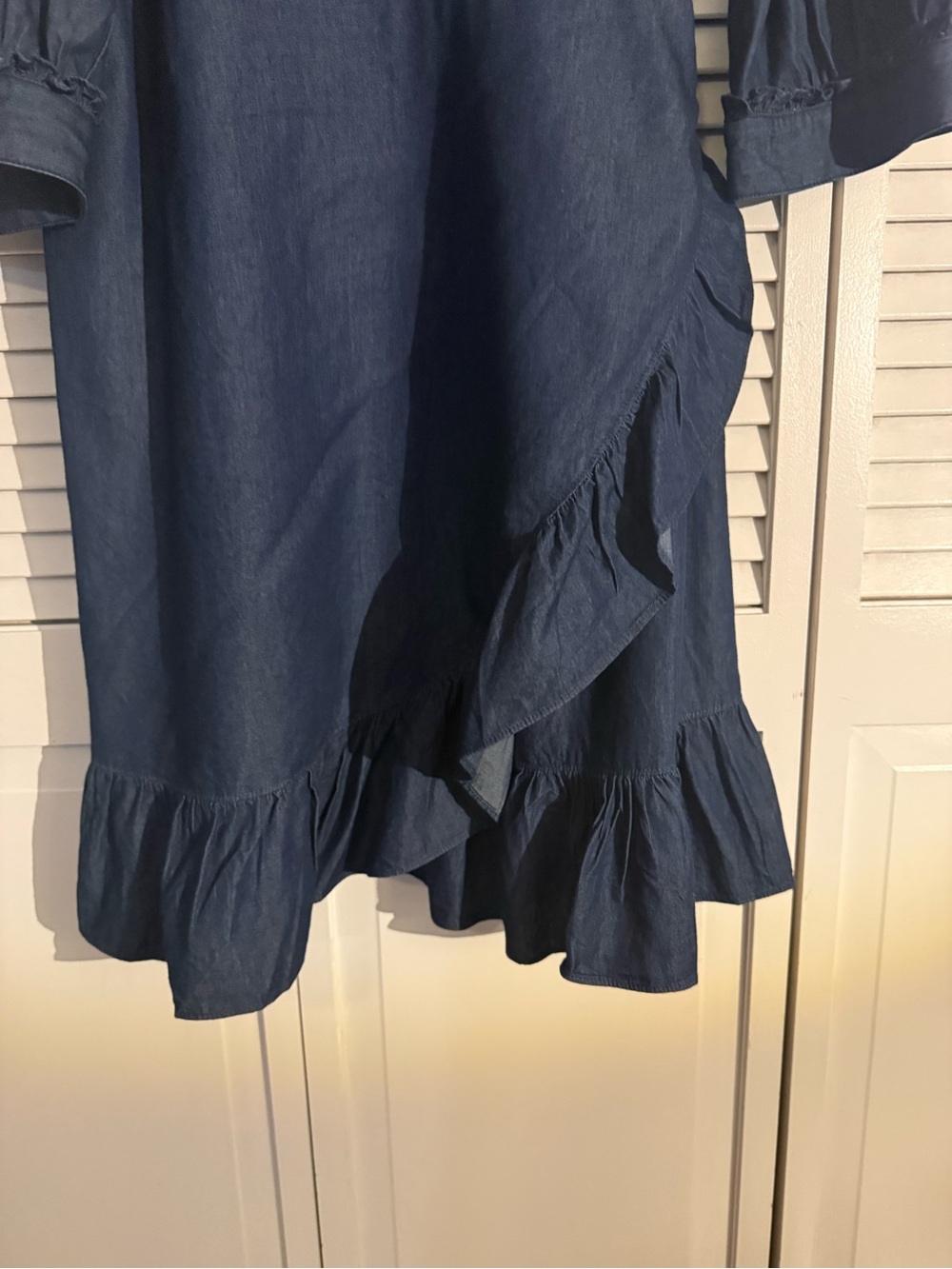 Draper James  Wrap-Style Ruffle Hem Dress - Picture 6 of 6